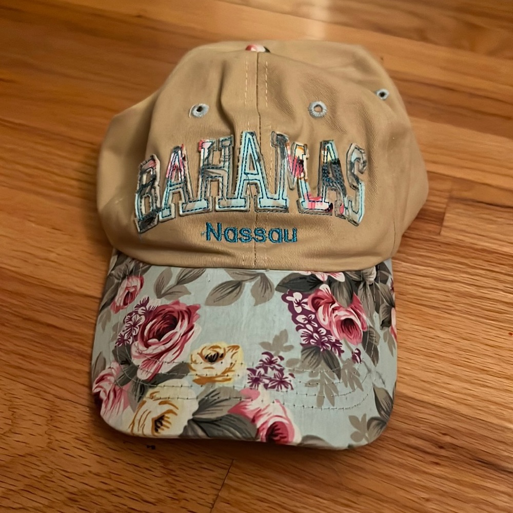 Floral Bahamas Baseball Cap